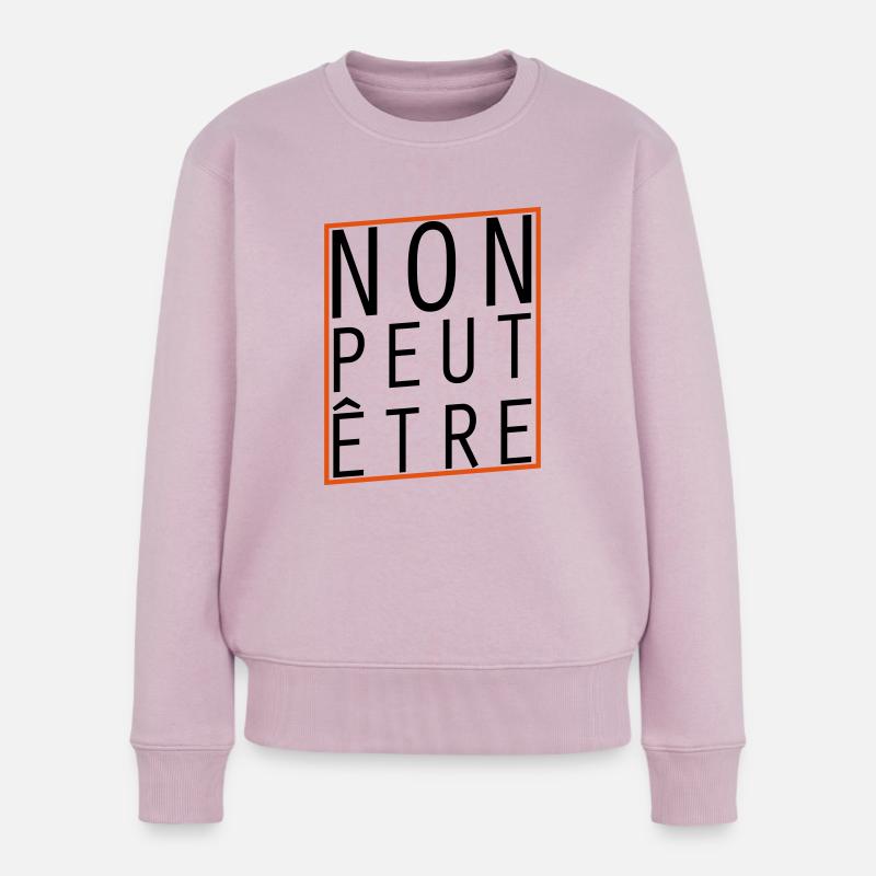 Non peut-être - Pull Premium bio Femme - rose poudré