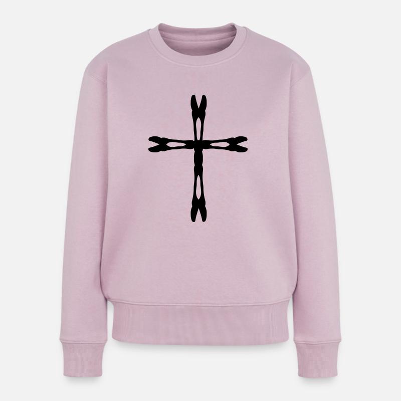 cross x_vec_1 enfr - Pull Premium bio Femme - rose poudré
