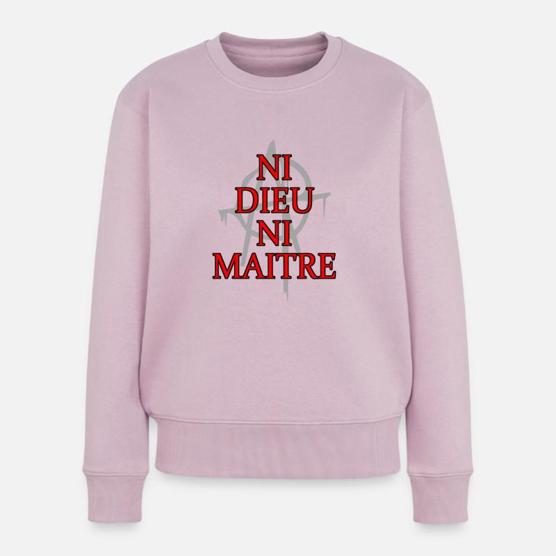anarchie - Pull Premium bio Femme - rose poudré