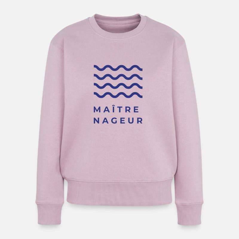 Maître nageur - Pull Premium bio Femme - rose poudré