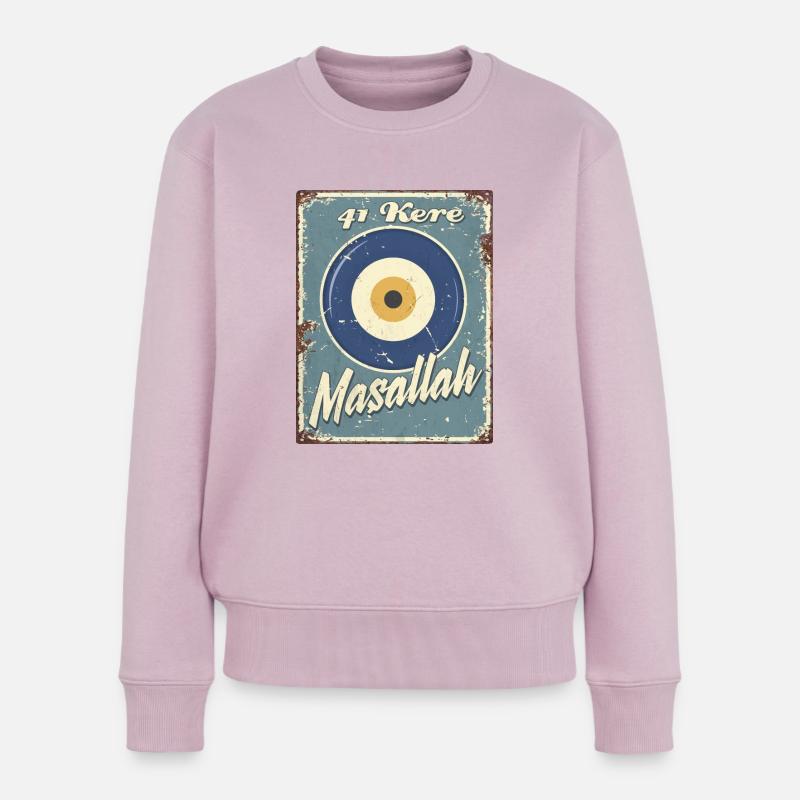 Nazar - Frauen Premium Bio Pullover - Altrosa