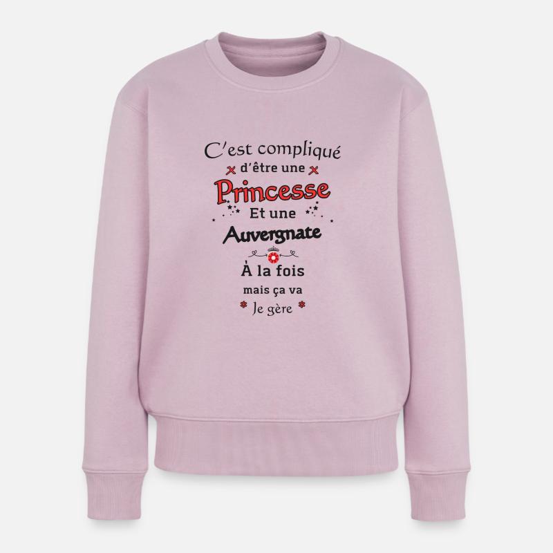 Princesse Auvergnate - Pull Premium bio Femme - rose poudré