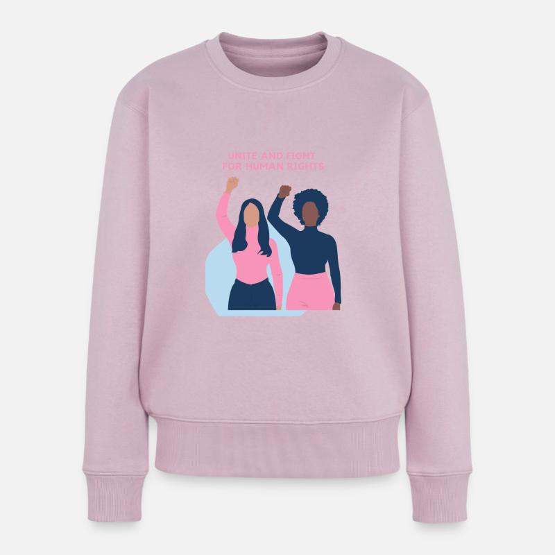 Frauenrechte - Frauen Premium Bio Pullover - Altrosa
