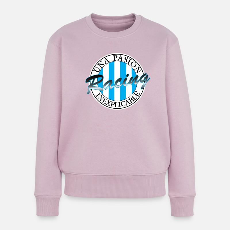 Rennsport eine unerklärliche Leidenschaft - Frauen Premium Bio Pullover - Altrosa