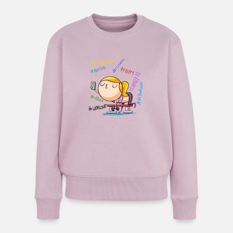 #MUSKULATION - Frauen Premium Bio Pullover - Altrosa