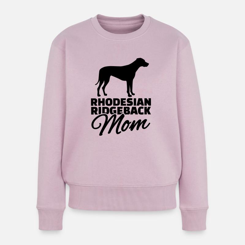 Rhodesian Ridgeback - Frauen Premium Bio Pullover - Altrosa