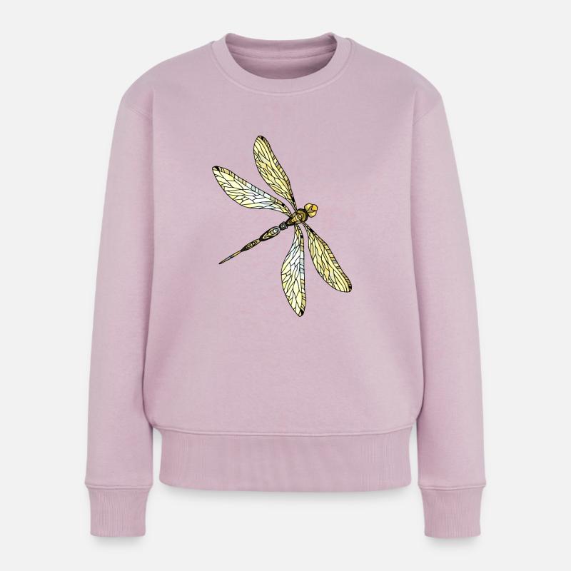 Libelle - Frauen Premium Bio Pullover - Altrosa