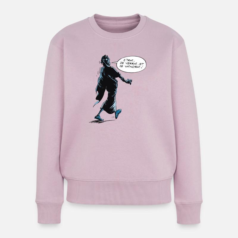 Asterix & Obelix - César veni vidi vici - Pull Premium bio Femme - rose poudré