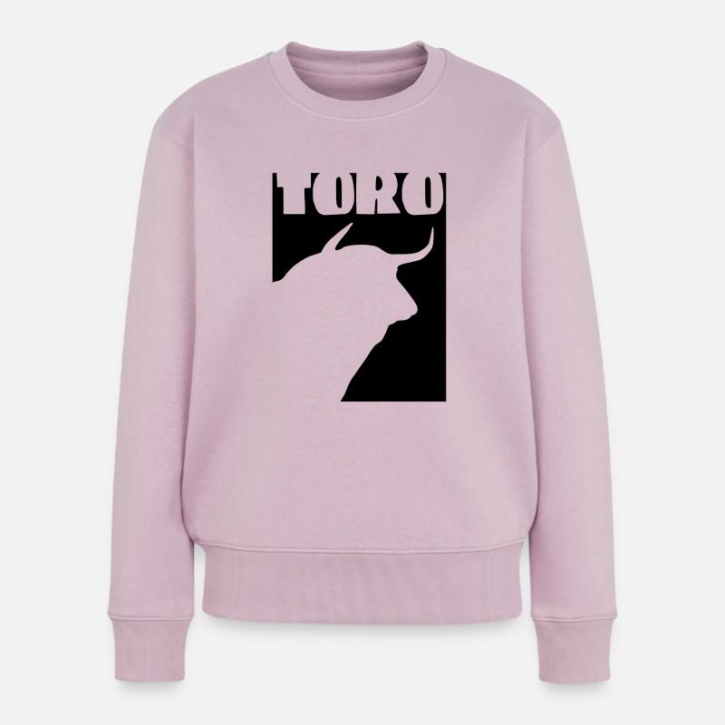 toro 4 - Pull Premium bio Femme - rose poudré