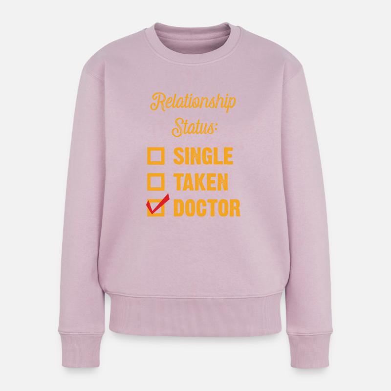 Dr. Check! - Frauen Premium Bio Pullover - Altrosa