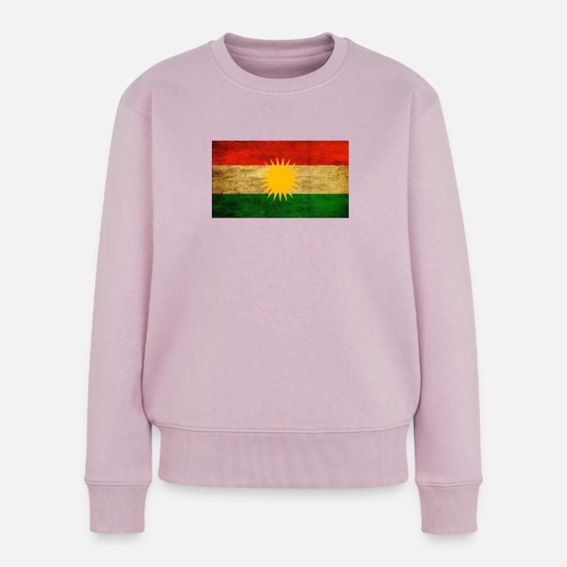Kurdistan - Frauen Premium Bio Pullover - Altrosa