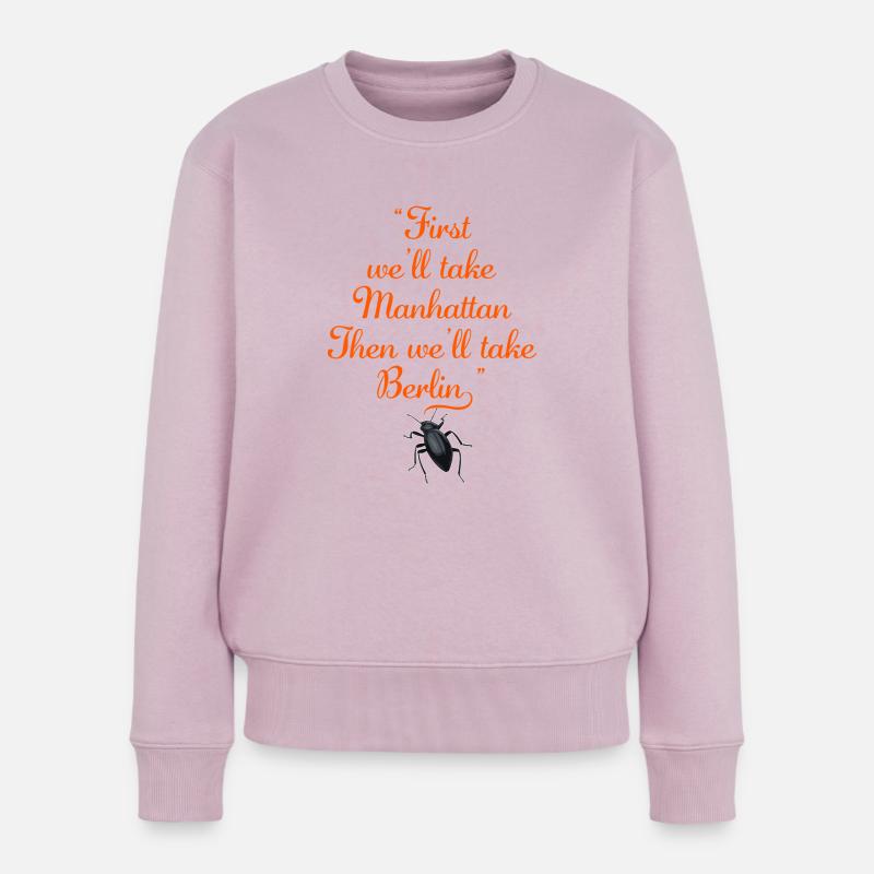 COCKROACH IN MANHATTAN - Frauen Premium Bio Pullover - Altrosa