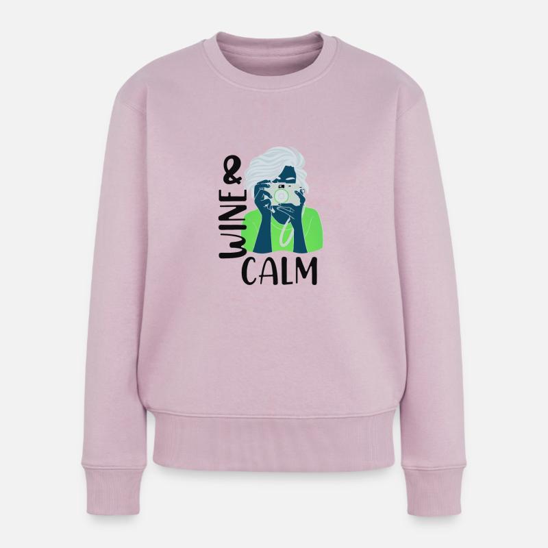 Fotografie - Frauen Premium Bio Pullover - Altrosa
