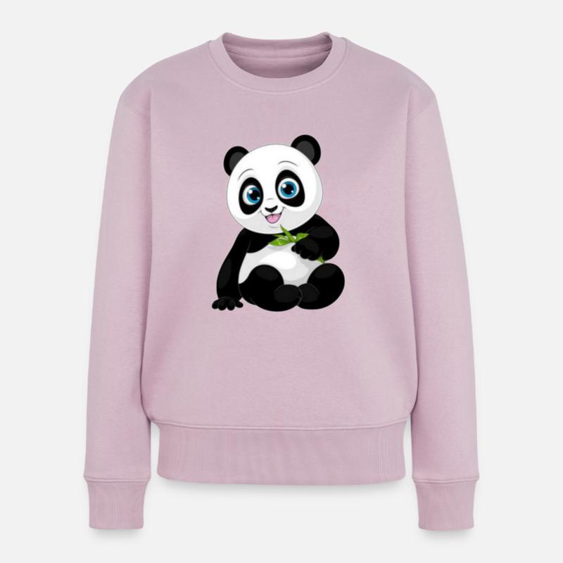 Pamda - Frauen Premium Bio Pullover - Altrosa