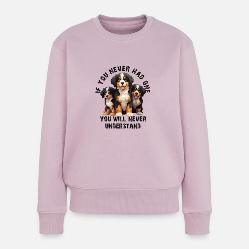 Bouvier bernois - Pull Premium bio Femme - rose poudré