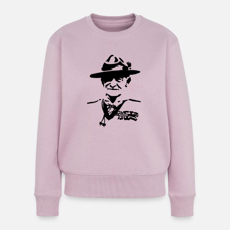 Baden Powell - Frauen Premium Bio Pullover - Altrosa