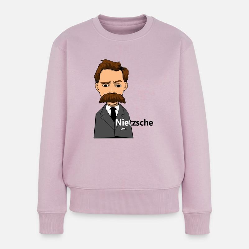 Nietzsche - Frauen Premium Bio Pullover - Altrosa