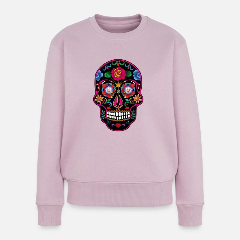 Calavera 22 - Pull Premium bio Femme - rose poudré