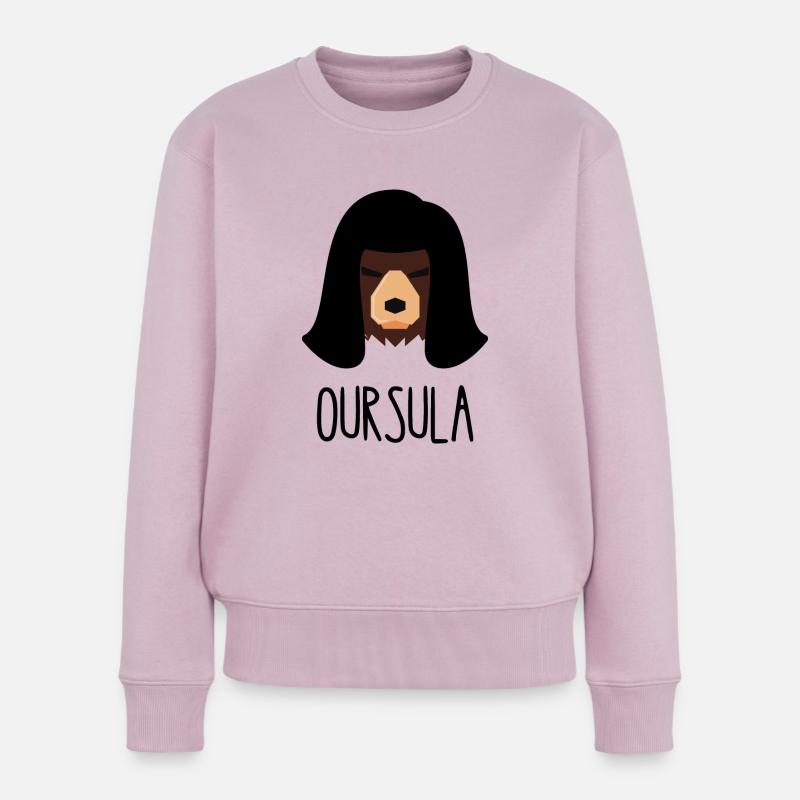 Bären - Frauen Premium Bio Pullover - Altrosa