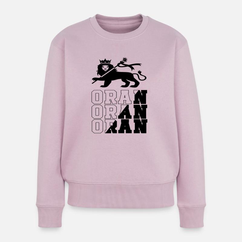 Oran - Frauen Premium Bio Pullover - Altrosa