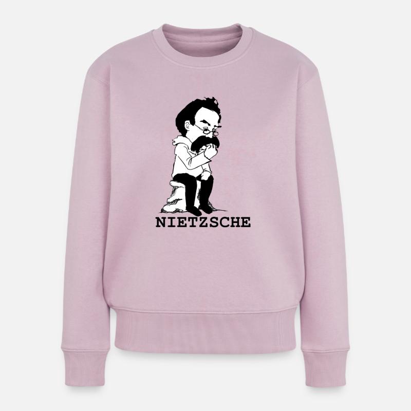 Nietzsche - Frauen Premium Bio Pullover - Altrosa
