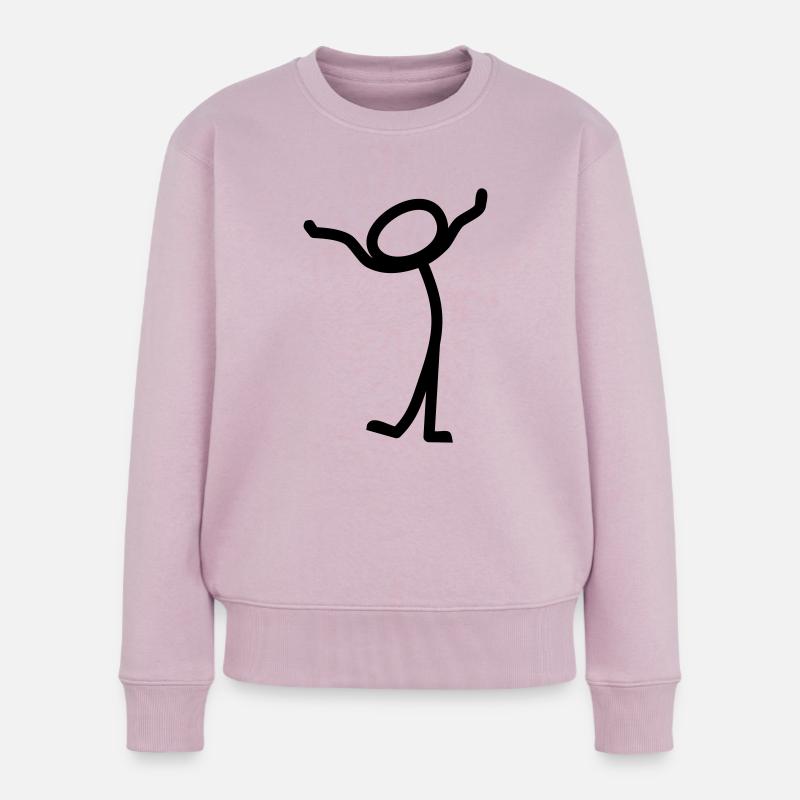 Comic - Frauen Premium Bio Pullover - Altrosa