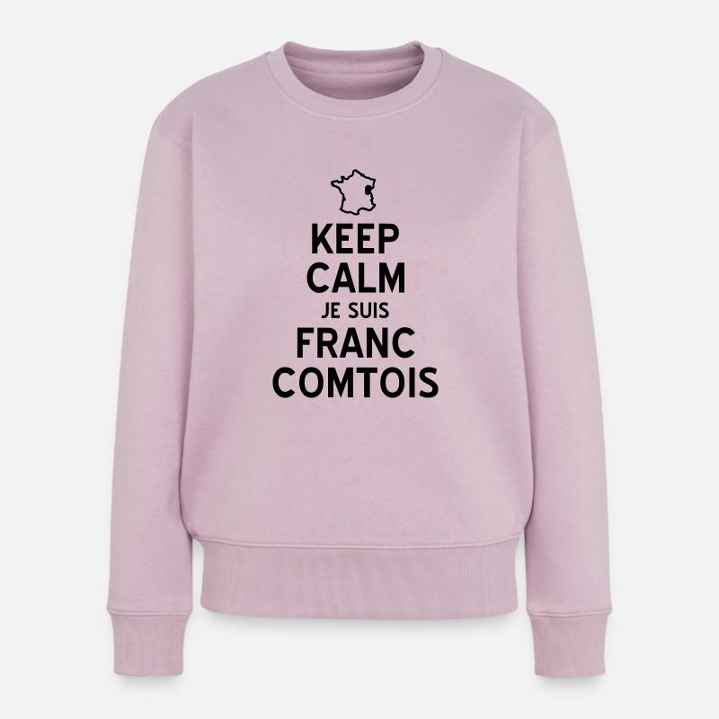franc-comtois - Pull Premium bio Femme - rose poudré