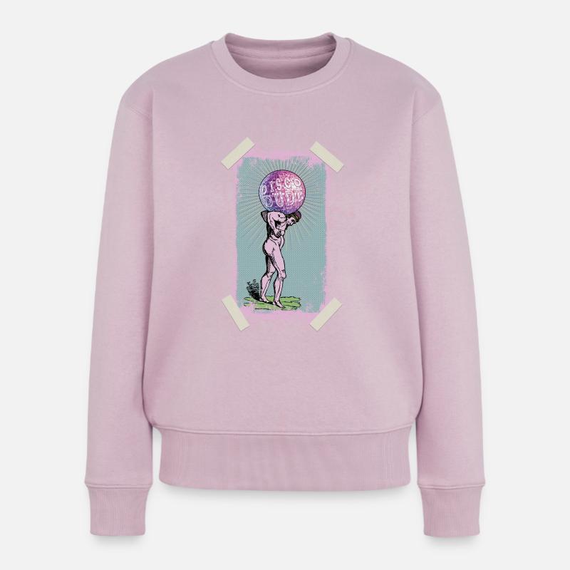 Disco Dude - Pull Premium bio Femme - rose poudré