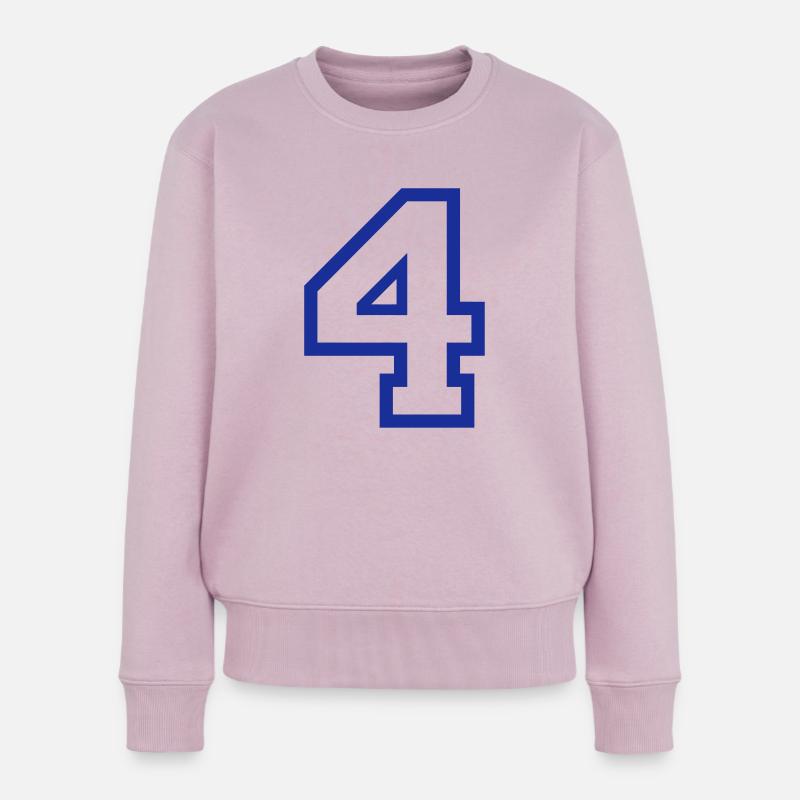 LE NUMÉRO 4-4 - Pull Premium bio Femme - rose poudré