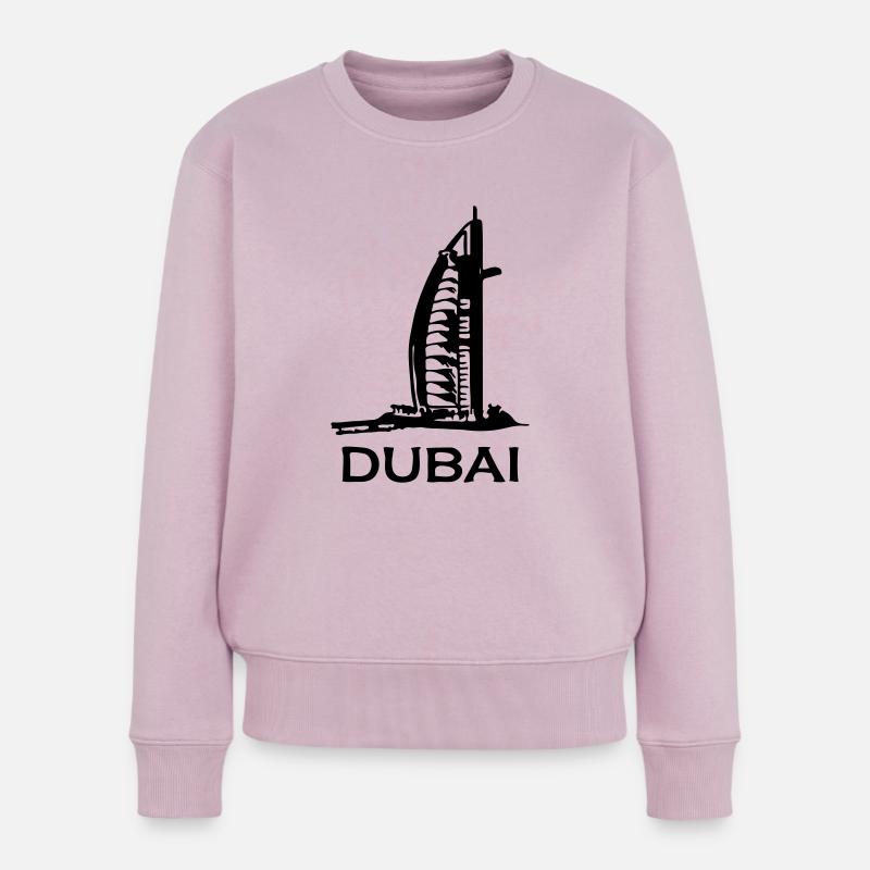dubai - Frauen Premium Bio Pullover - Altrosa