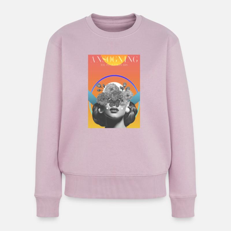 Frau - Frauen Premium Bio Pullover - Altrosa