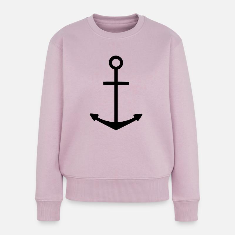 Anker - Frauen Premium Bio Pullover - Altrosa