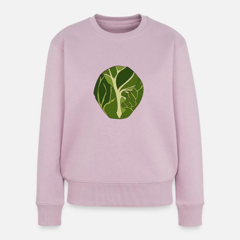 Rosenkohl - Frauen Premium Bio Pullover - Altrosa