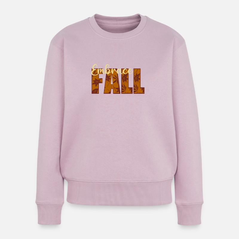 Embrace Fall - Frauen Premium Bio Pullover - Altrosa