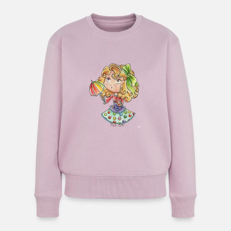 Sternzeichen: Jungfrau - Frauen Premium Bio Pullover - Altrosa