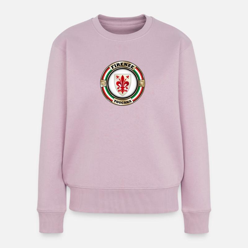 Florence Toscane - Pull Premium bio Femme - rose poudré