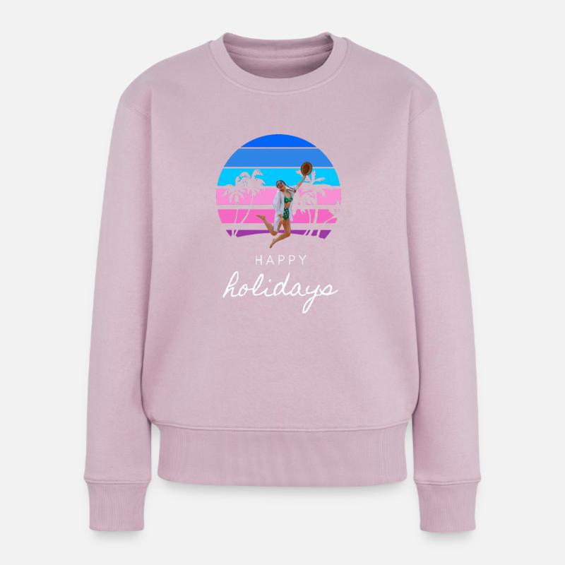 Joyeuses Fêtes - Joyeuses Fêtes - Pull Premium bio Femme - rose poudré