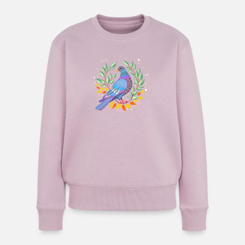 pigeon - Pull Premium bio Femme - rose poudré