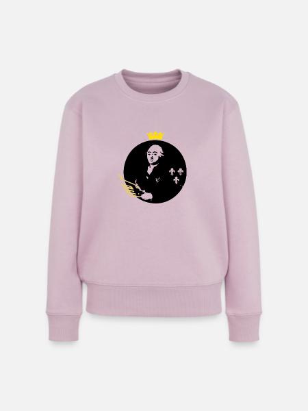 Ludwig XVI., König von Frankreich - Frauen Premium Bio Pullover - Altrosa