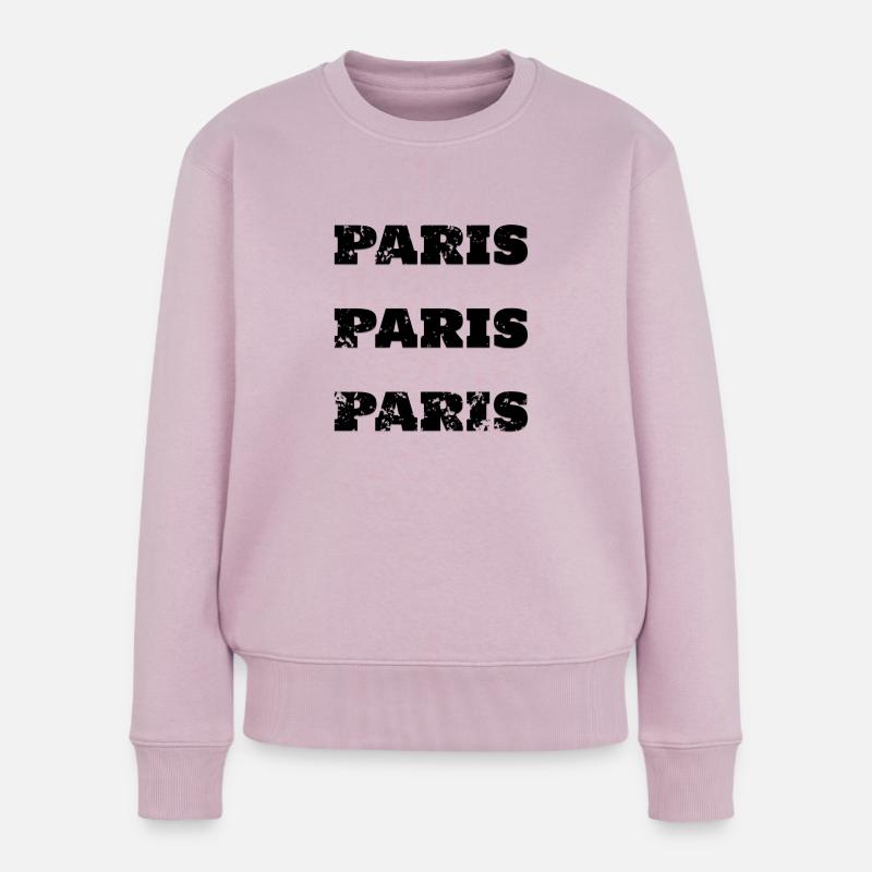 PARIS - Frauen Premium Bio Pullover - Altrosa