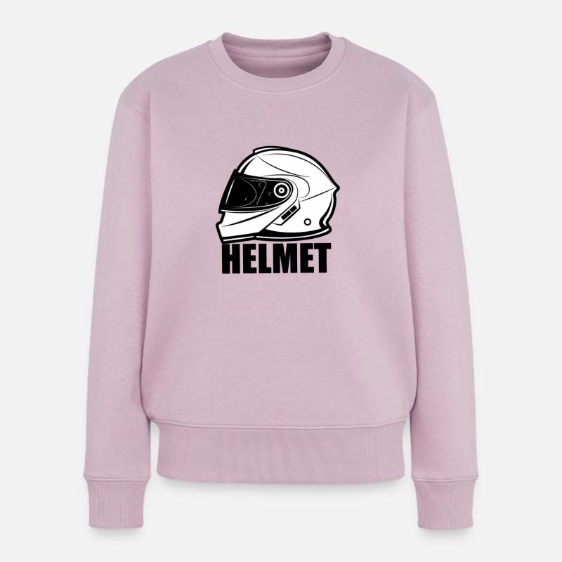 Helm - Frauen Premium Bio Pullover - Altrosa