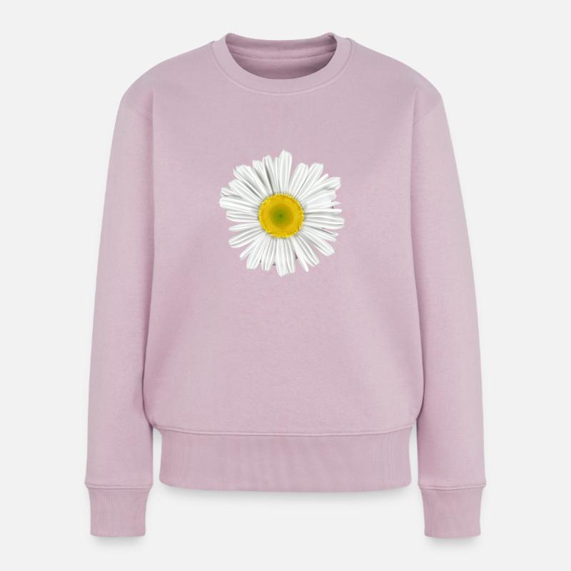 pâquerette fleur du printemps - Pull Premium bio Femme - rose poudré