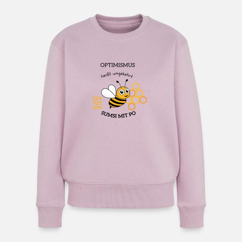 Optimismus Sumsi - Frauen Premium Bio Pullover - Altrosa