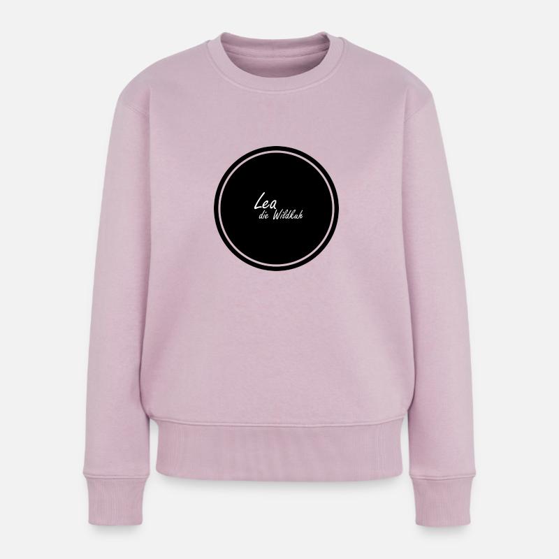 Lea die Wildkuh - Frauen Premium Bio Pullover - Altrosa