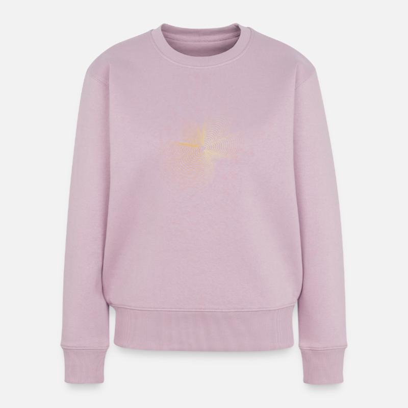 Goldkunst - Frauen Premium Bio Pullover - Altrosa