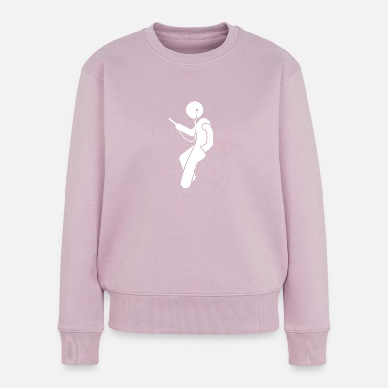 cool guy - Women's Premium Organic Jumper - dusky pink