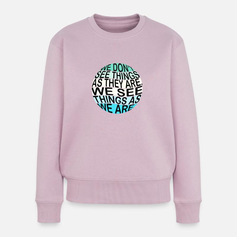 Wir sehen2 - Frauen Premium Bio Pullover - Altrosa