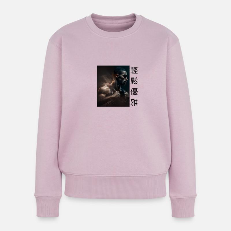 Boxeur - Pull Premium bio Femme - rose poudré