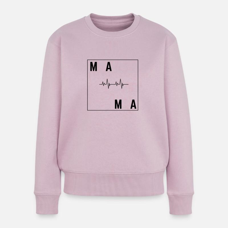 MAMAN - Pull Premium bio Femme - rose poudré