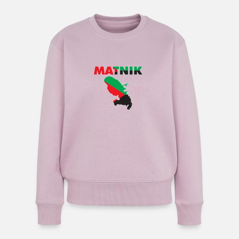 Martinique - Pull Premium bio Femme - rose poudré